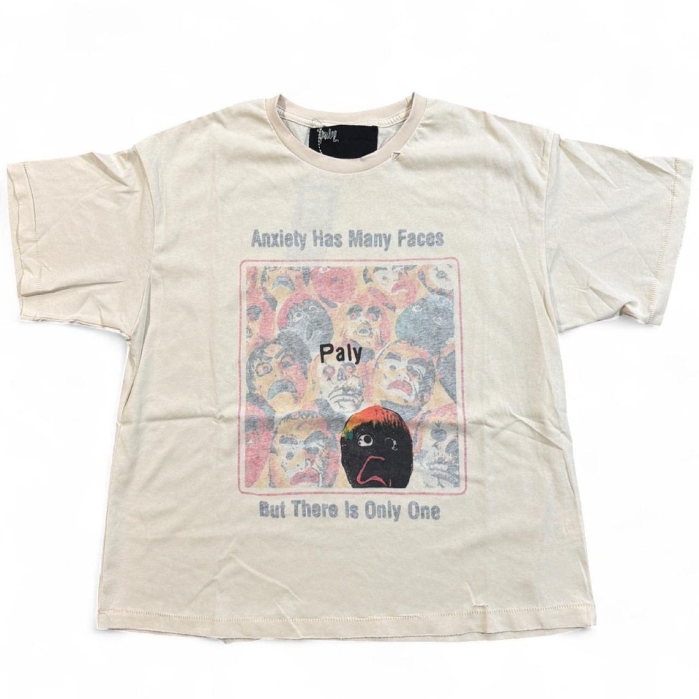Paly Hollywood Anxiety Tee * S * cream
